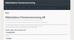 Desktop Screenshot of malardalen.nu