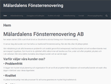 Tablet Screenshot of malardalen.nu